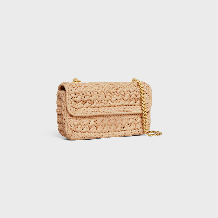 Raffia-Kettentasche