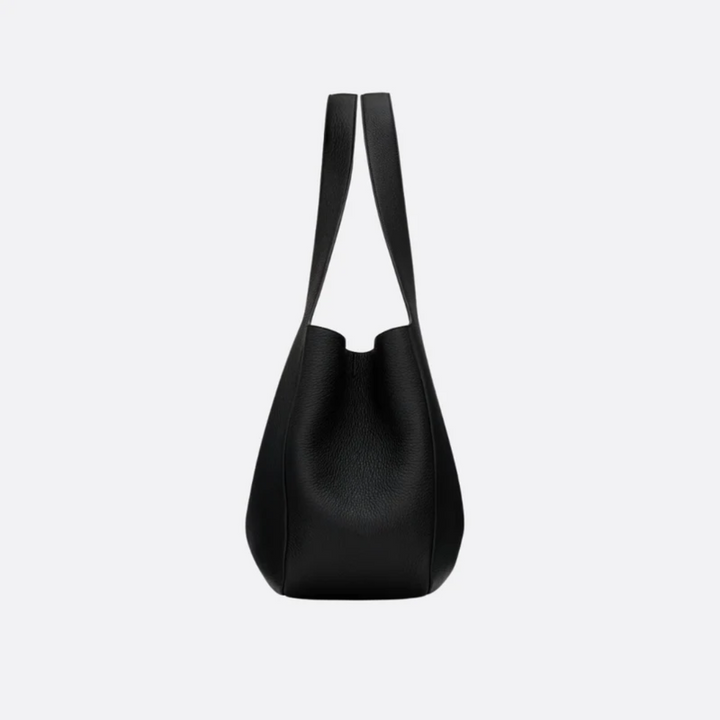 Genarbte Ledertasche
