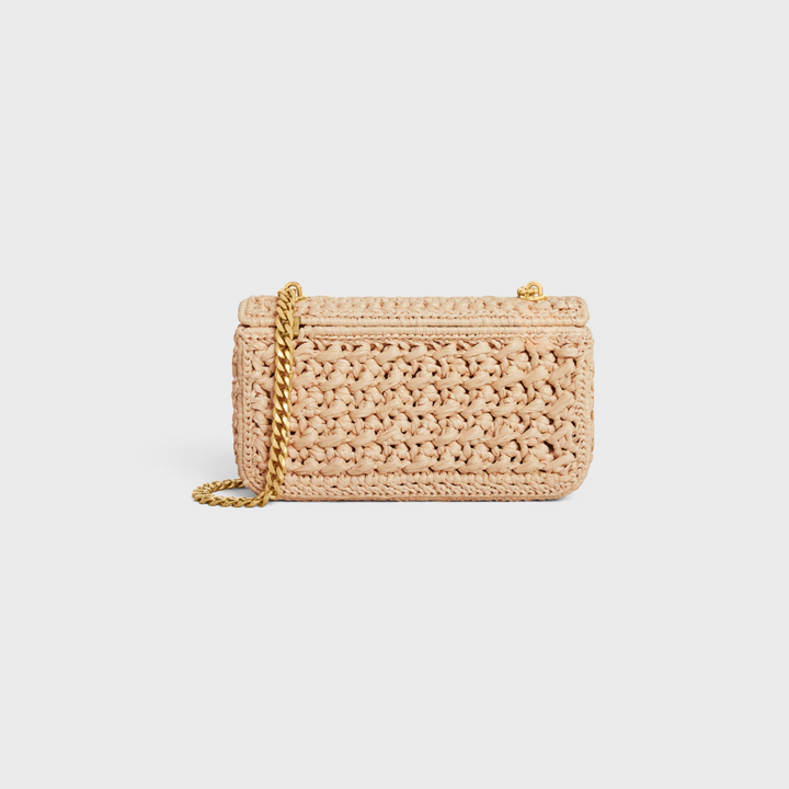 Raffia-Kettentasche