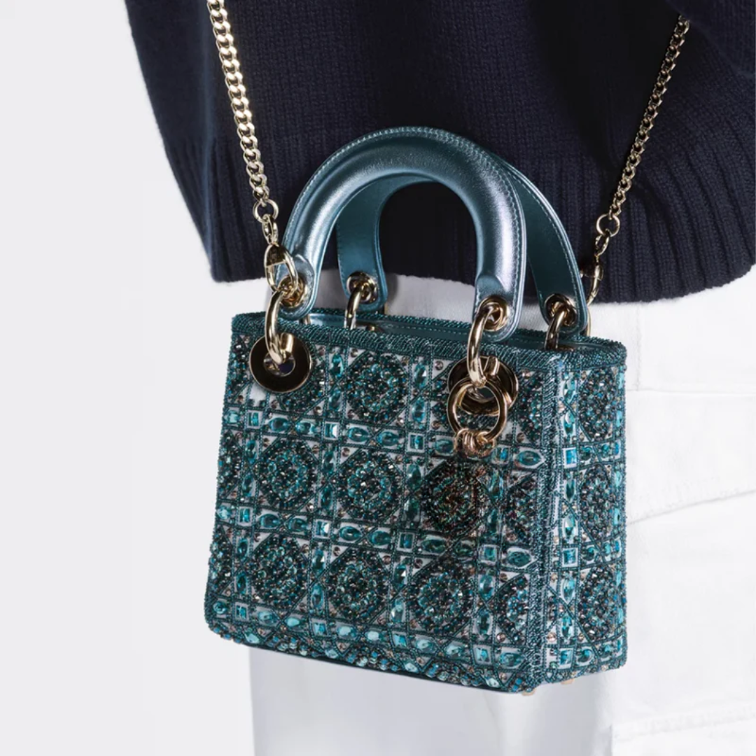 Mini Tasche mit Perlen