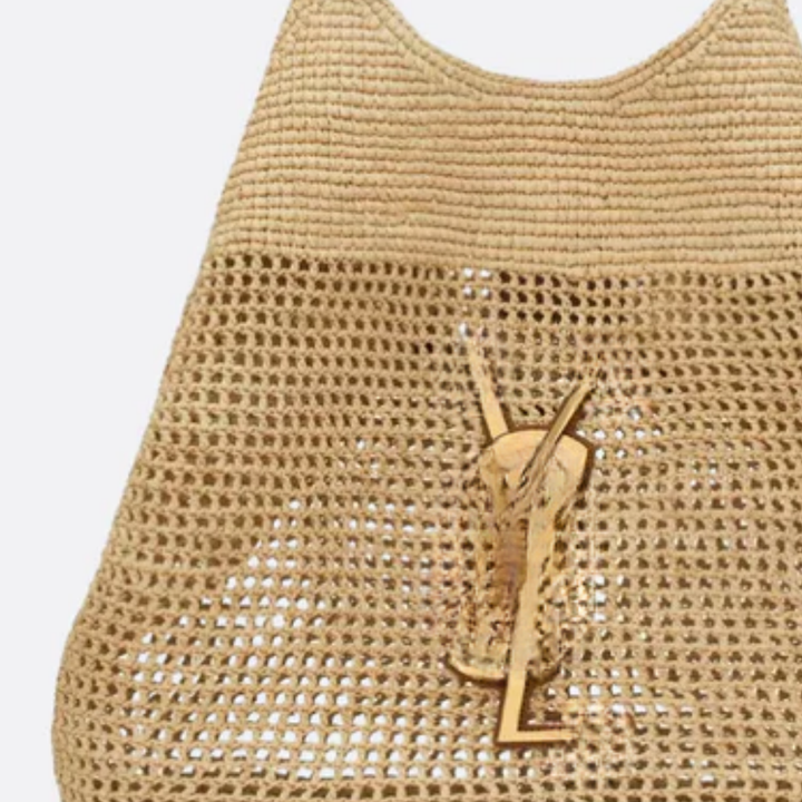 Raffia-Handtasche